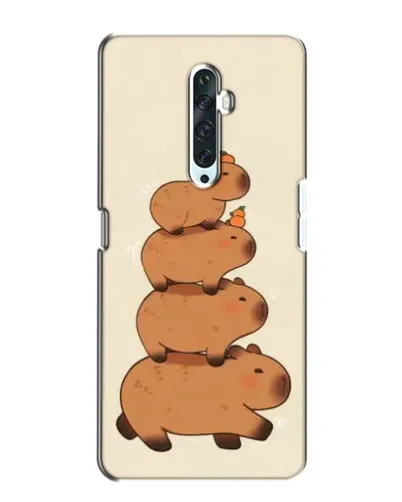 Чехол для OPPO Reno 2Z с картинкой «Башня из капибар»
