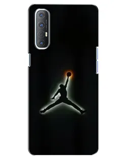 Чехол для OPPO Reno 3 Pro с картинкой «Jordan Gradient Logo»