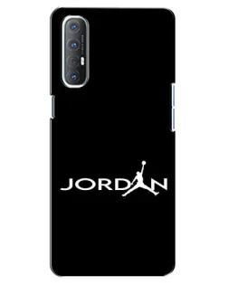 Чехол для OPPO Reno 3 Pro с картинкой «Jordan White Logo»