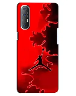 Чехол для OPPO Reno 3 Pro с картинкой «Jordan Red Smoke»