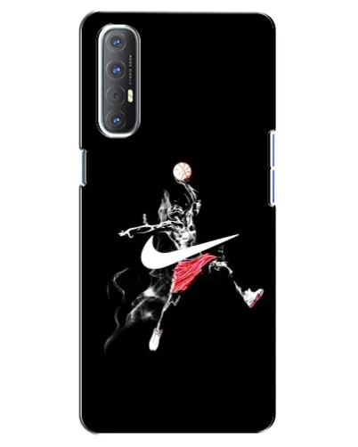 Чехол для OPPO Reno 3 Pro с картинкой «Jordan Jumpman» Чехол для OPPO Reno 3 Pro с картинкой «Jordan Jumpman»