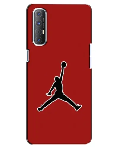 Чехол для OPPO Reno 3 Pro с картинкой «Jordan Red Back» Чехол для OPPO Reno 3 Pro с картинкой «Jordan Red Back»