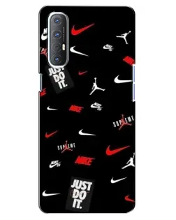Чехол для OPPO Reno 3 Pro с картинкой «Nike Mix Pattern»