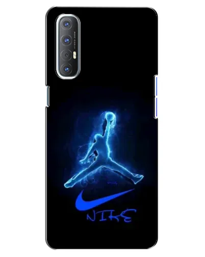 Чехол для OPPO Reno 3 Pro с картинкой «Jordan Neon Blue» Чехол для OPPO Reno 3 Pro с картинкой «Jordan Neon Blue»
