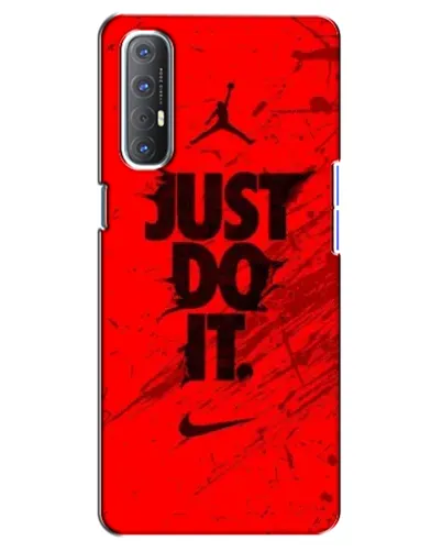 Чехол для OPPO Reno 3 Pro с картинкой «Nike Just Do It» Чехол для OPPO Reno 3 Pro с картинкой «Nike Just Do It»