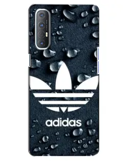 Чехол для OPPO Reno 3 Pro с картинкой «Adidas Trefoil Blue»