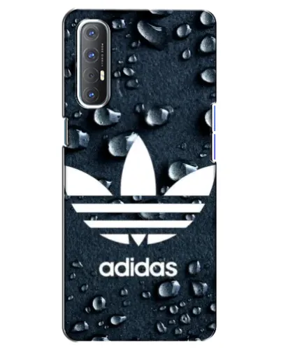 Чехол для OPPO Reno 3 Pro с картинкой «Adidas Trefoil Blue»