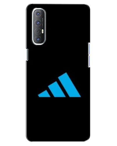 Чехол для OPPO Reno 3 Pro с картинкой «Adidas Cyan Logo»