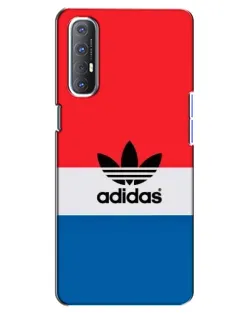 Чехол для OPPO Reno 3 Pro с картинкой «Ретро блоки Adidas»