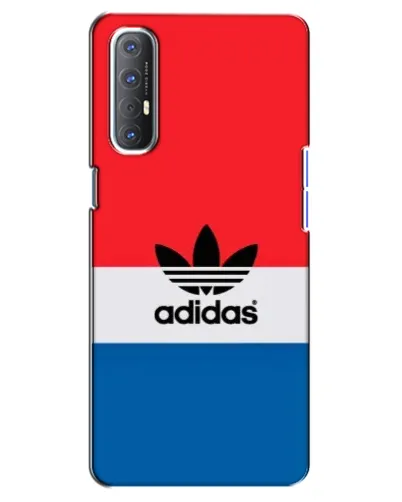 Чехол для OPPO Reno 3 Pro с картинкой «Ретро блоки Adidas»