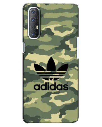 Чехол для OPPO Reno 3 Pro с картинкой «Милитари стиль Adidas»