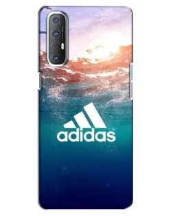 Чехол для OPPO Reno 3 Pro с картинкой «Океанская глубина адидас»