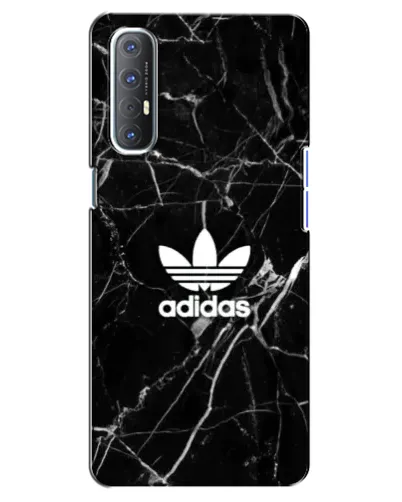 Чехол для OPPO Reno 3 Pro с картинкой «Белый мрамор Adidas»