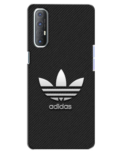 Чехол для OPPO Reno 3 Pro с картинкой «Adidas Карбоновая текстура»