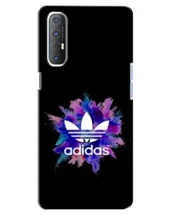Чехол для OPPO Reno 3 Pro с картинкой «Взрыв красок Adidas»