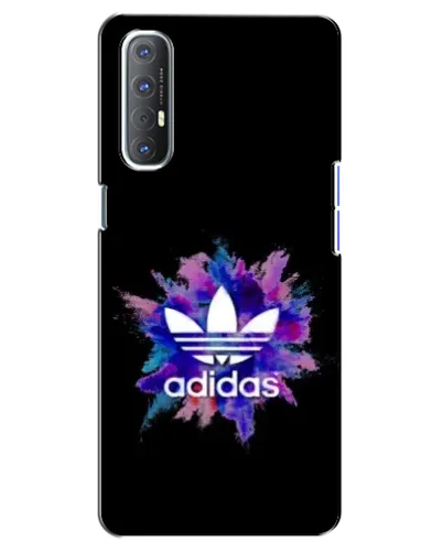 Чехол для OPPO Reno 3 Pro с картинкой «Взрыв красок Adidas»