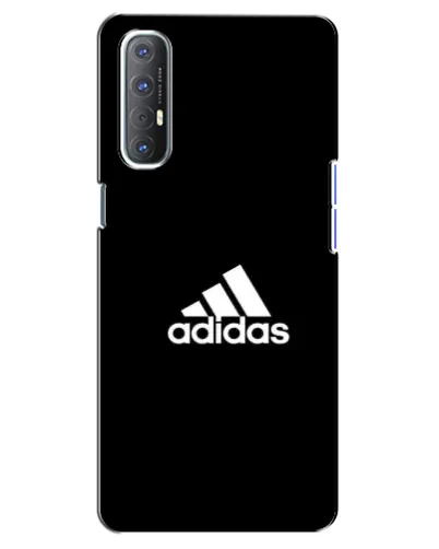 Чехол для OPPO Reno 3 Pro с картинкой «Черная классика Adidas»