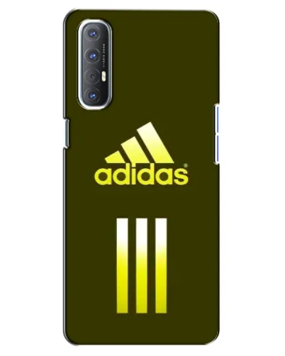 Чехол для OPPO Reno 3 Pro с картинкой «Оливковый градиент Adidas»