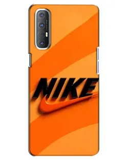 Чехол для OPPO Reno 3 Pro с картинкой «Оранжевый драйв Nike»