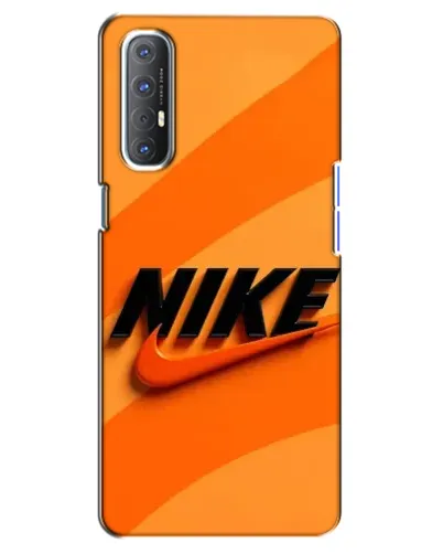 Чехол для OPPO Reno 3 Pro с картинкой «Оранжевый драйв Nike»