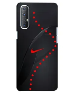 Чехол для OPPO Reno 3 Pro с картинкой «Абстрактный дизайн Nike»