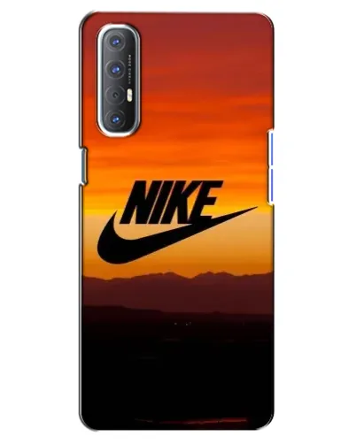 Чехол для OPPO Reno 3 Pro с картинкой «Nike — вечерний горизонт»
