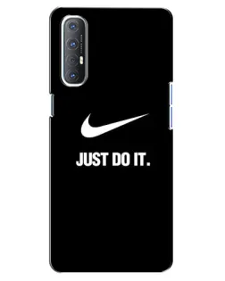 Чехол для OPPO Reno 3 Pro с картинкой «Классический принт Nike»