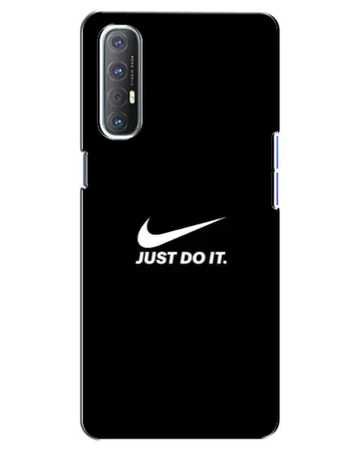 Чехол для OPPO Reno 3 Pro с картинкой «Минимализм от Nike»