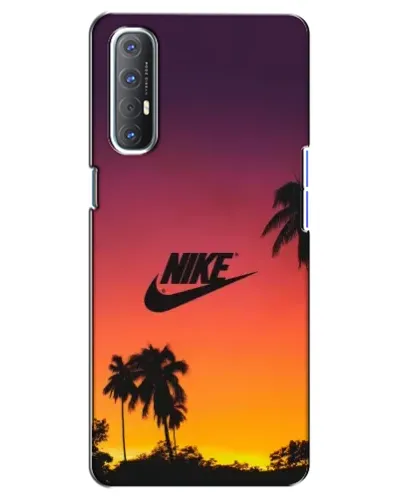 Чехол для OPPO Reno 3 Pro с картинкой «Nike на закате солнца»