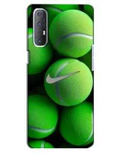 Чехол для OPPO Reno 3 Pro с картинкой «Теннисные мячи Найк»