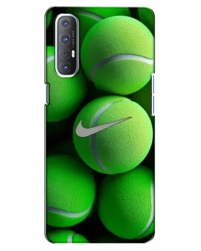 Чехол для OPPO Reno 3 Pro с картинкой «Теннисные мячи Найк»