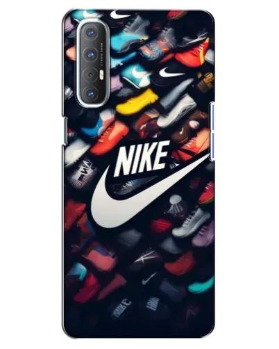 Чехол для OPPO Reno 3 Pro с картинкой «Коллекция кроссовок Nike»