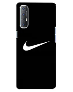Чехол для OPPO Reno 3 Pro с картинкой «Минималистический Найк» Чехол для OPPO Reno 3 Pro с картинкой «Минималистический Найк»