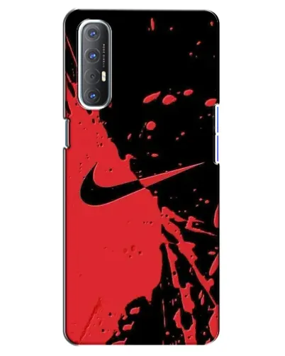 Чехол для OPPO Reno 3 Pro с картинкой «Красные брызги Nike» Чехол для OPPO Reno 3 Pro с картинкой «Красные брызги Nike»