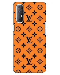 Чехол для OPPO Reno 3 Pro с картинкой «Оранжевый стиль LV»