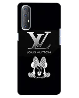 Чехол для OPPO Reno 3 Pro с картинкой «LV и Минни Маус»