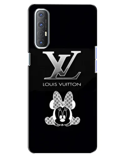 Чехол для OPPO Reno 3 Pro с картинкой «LV и Минни Маус»
