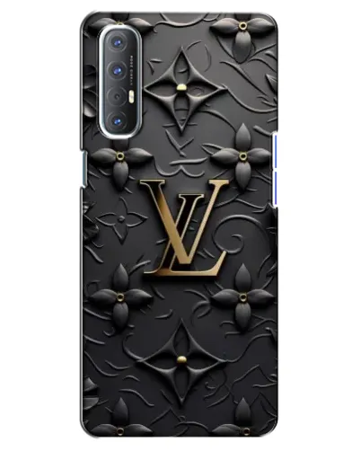 Чехол для OPPO Reno 3 Pro с картинкой «Кожаная текстура LV»