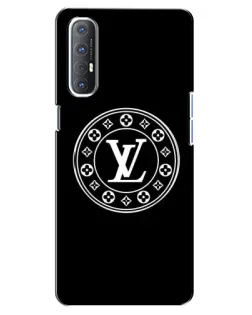 Чехол для OPPO Reno 3 Pro с картинкой «LV — печать стиля»
