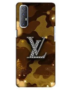 Чехол для OPPO Reno 3 Pro с картинкой «Камуфляжный Louis Vuitton»