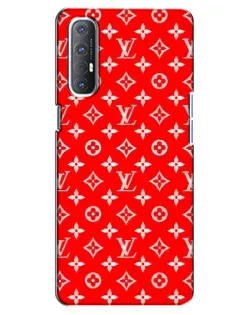 Чехол для OPPO Reno 3 Pro с картинкой «Яркий паттерн LV»
