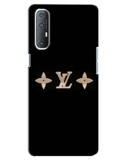 Чехол для OPPO Reno 3 Pro с картинкой «Louis Vuitton — минимализм»