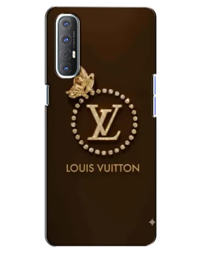 Чехол для OPPO Reno 3 Pro с картинкой «LV — золотая печать»
