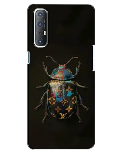 Чехол для OPPO Reno 3 Pro с картинкой «LV — мраморный принт»