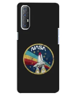 Чехол для OPPO Reno 3 Pro с картинкой «NASA — эмблема миссии»