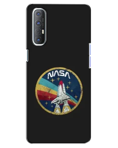 Чехол для OPPO Reno 3 Pro с картинкой «NASA — эмблема миссии»