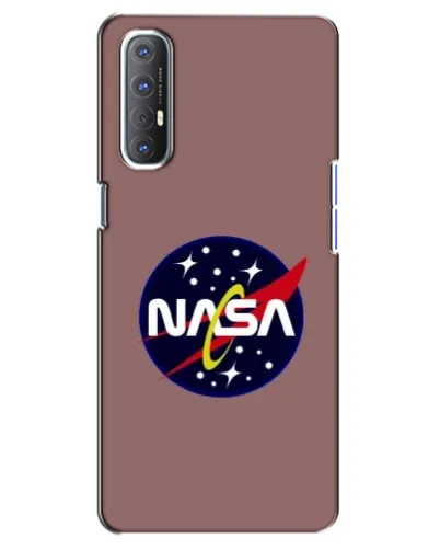Чехол для OPPO Reno 3 Pro с картинкой «NASA — ретро космос»