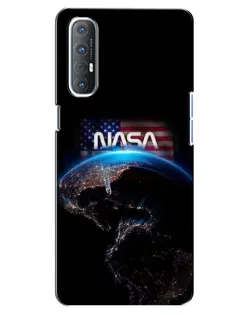 Чехол для OPPO Reno 3 Pro с картинкой «Земля из космоса NASA»