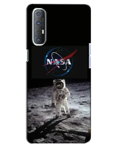 Чехол для OPPO Reno 3 Pro с картинкой «Астронавт на Луне»