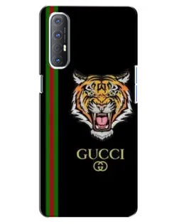 Чехол для OPPO Reno 3 Pro с картинкой «Тигр Gucci»